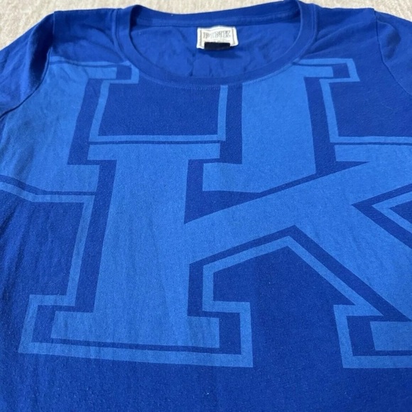 VS PINK Medium University Kentucky Wildcats UK Logo Short Sleeve T SHIRT top - Picture 5 of 8